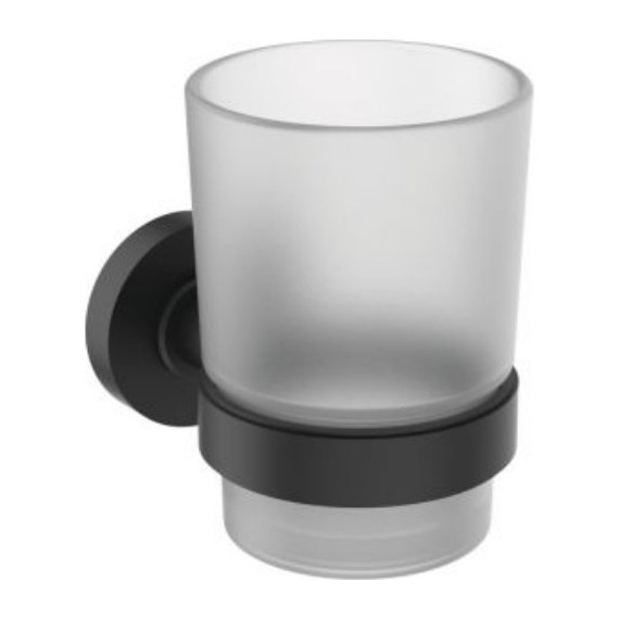 Стакан для зубных щеток Ideal Standard Silk Black IOM A9120XG, черный матовый - фото 