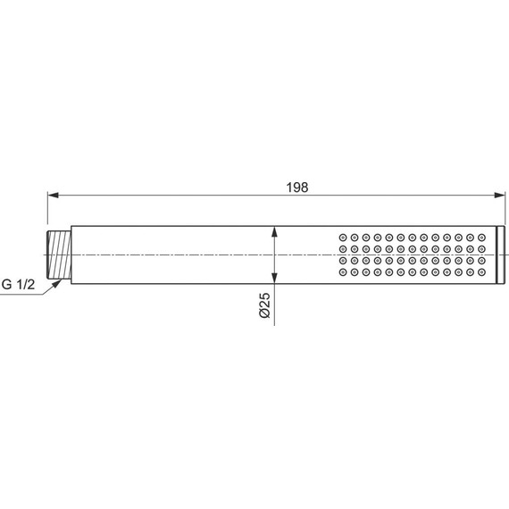 Ручной душ Ideal Standard Silk Black Idealrain BC774XG, черный матовый - фото, картинка 4 Ручной душ Ideal Standard Silk Black Idealrain BC774XG, черный матовый - фото 4