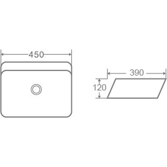 Раковина-чаша CeramaLux N 45 см 2242 - фото 2