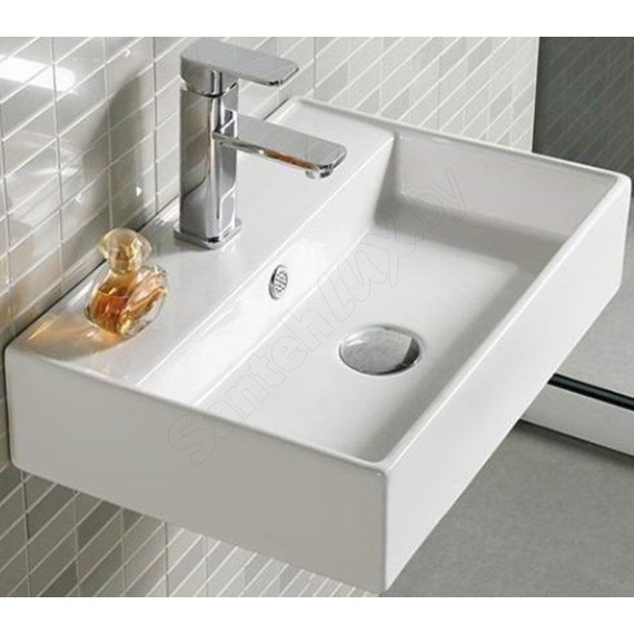 Раковина подвесная CeramaLux N 55 см 7836 - фото 2