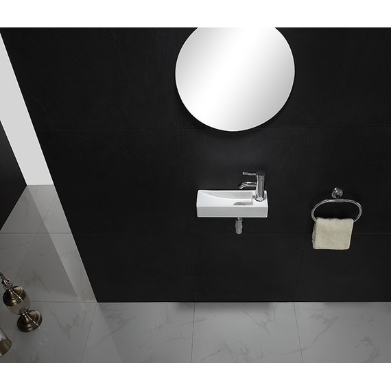 Раковина подвесная CeramaLux N 38 см 9048FL - фото 2