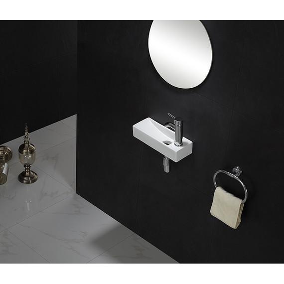 Раковина подвесная CeramaLux N 38 см 9048FL - фото 4