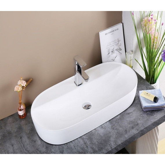 Раковина-чаша CeramaLux N 82 см D1347 - фото 8