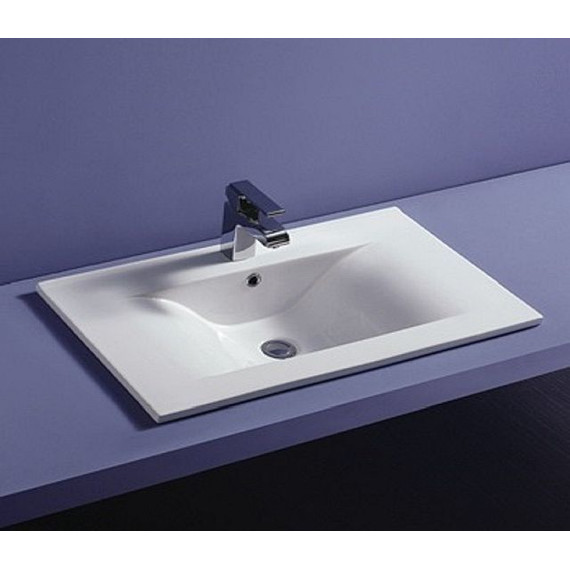 Раковина врезная на столешницу CeramaLux N 76 см JY-807-75 - фото, картинка 2 Раковина врезная на столешницу CeramaLux N 76 см JY-807-75 - фото 2