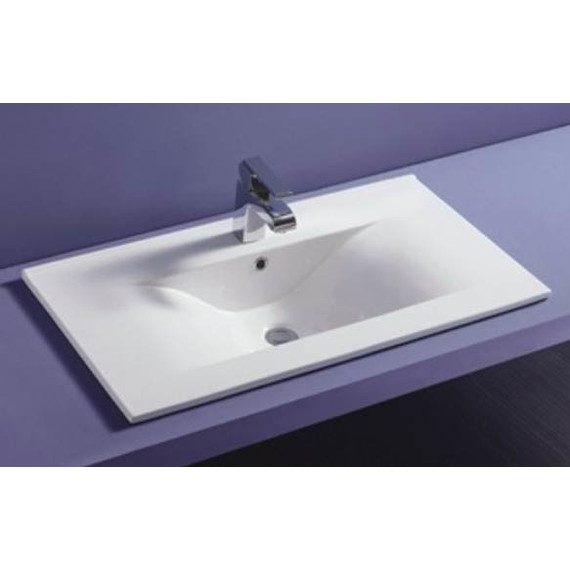 Раковина врезная на столешницу CeramaLux N 81 см JY-807-80 - фото 2