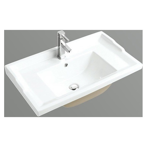 Раковина врезная на столешницу CeramaLux N 80 см NYJ840-80 - фото 