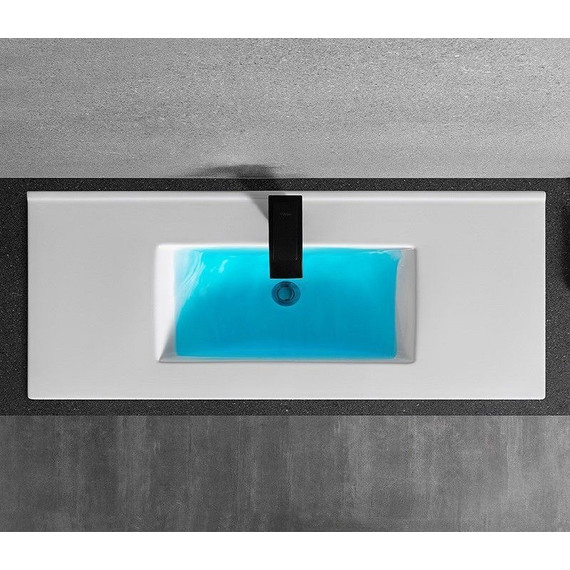 Раковина врезная на столешницу CeramaLux N 101 см YJ-803-100 - фото, картинка 2 Раковина врезная на столешницу CeramaLux N 101 см YJ-803-100 - фото 2