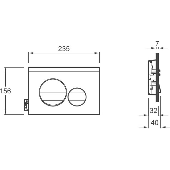 Инсталляция с подвесным безободковым унитазом Jacob Delafon Rodin+ E21748RU-00 - фото 6