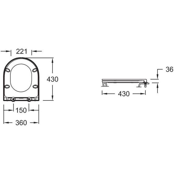 Инсталляция с подвесным безободковым унитазом Jacob Delafon Rodin+ E21749RU-00 - фото 10