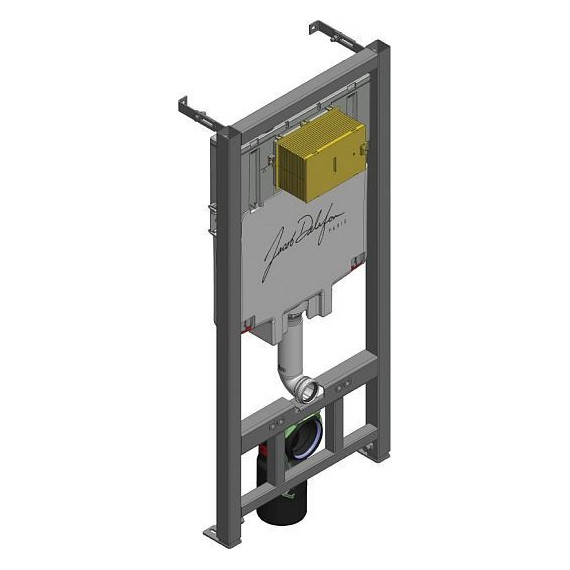 Инсталляция с подвесным безободковым унитазом Jacob Delafon Struktura E21747RU-00 - фото 2