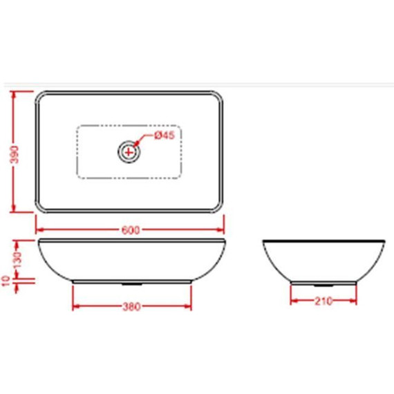 Раковина-чаша ArtCeram Tai 60 см TAL001 01 00 bi - фото 3