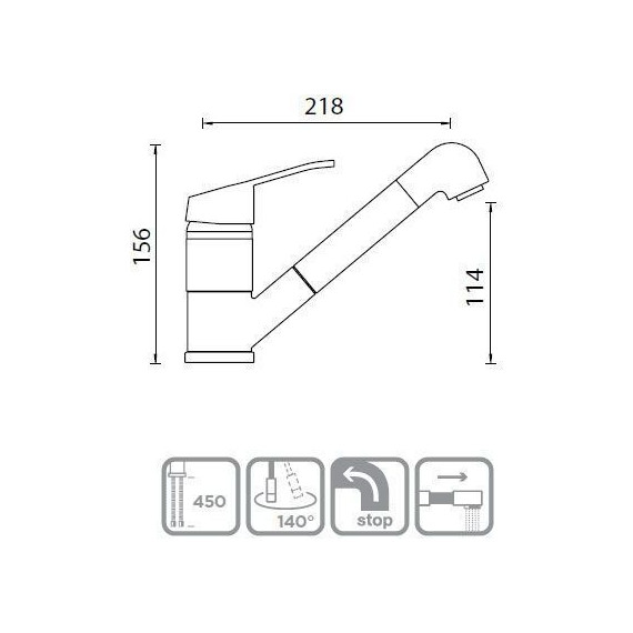 Смеситель для кухни Schock COSMO-D 710328, мокка - фото 2