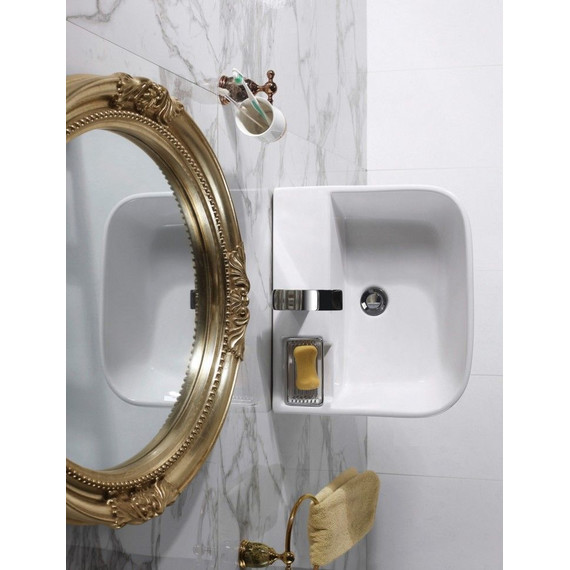 Раковина напольная CeramaLux N 34 см G-515 - фото, картинка 4 Раковина напольная CeramaLux N 34 см G-515 - фото 4