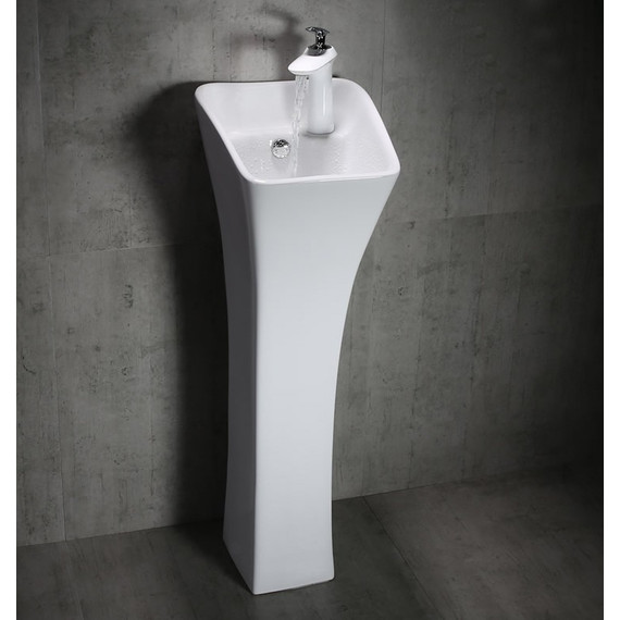 Раковина напольная CeramaLux N 28 см M9012 - фото 3