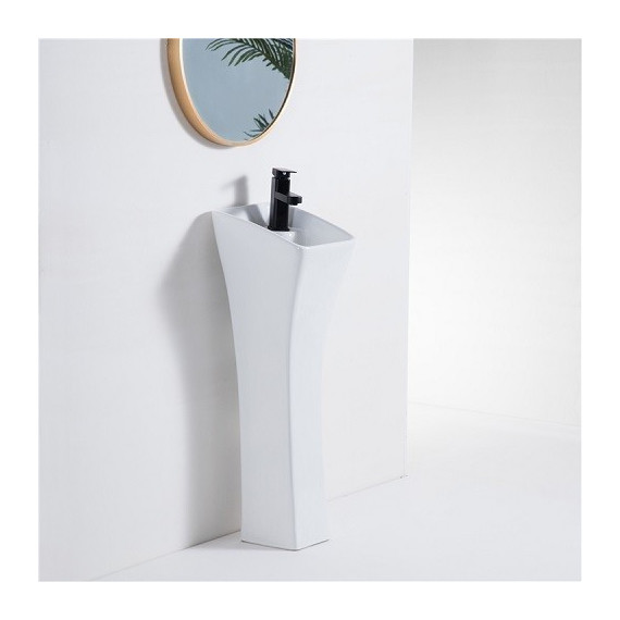 Раковина напольная CeramaLux N 28 см M9012 - фото 6