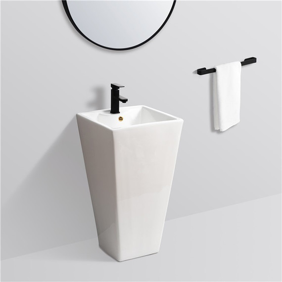 Раковина напольная CeramaLux N 47 см NB145 - фото 2