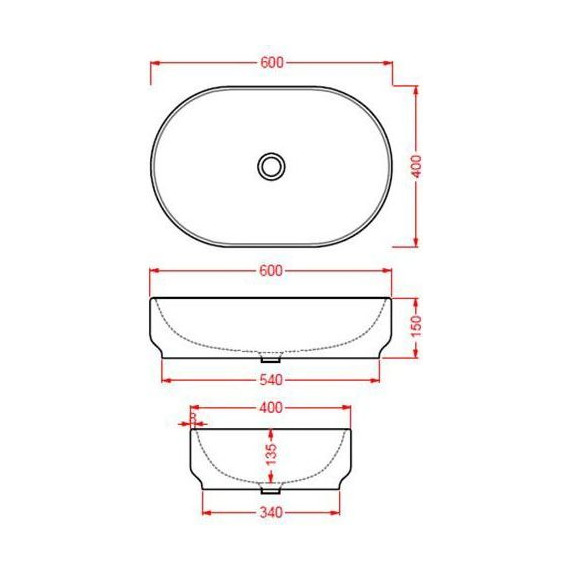 Раковина-чаша ArtCeram Atelier 60 см ATL002 05 00, белый матовый - фото 2