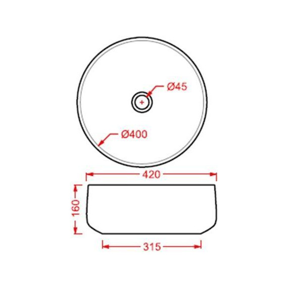 Раковина-чаша ArtCeram Cognac 42 см COL001 42 00, petrolio - фото 2