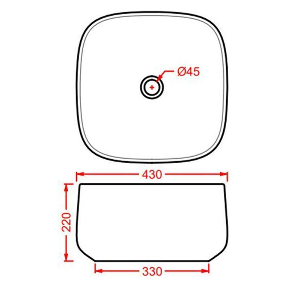 Раковина-чаша ArtCeram Cognac 43 см COL006 03 00 nero *0, чёрный глянцевый - фото 2