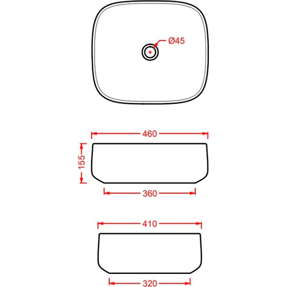 Раковина-чаша ArtCeram Cognac 46 см COL007 42 00, petrolio - фото 2