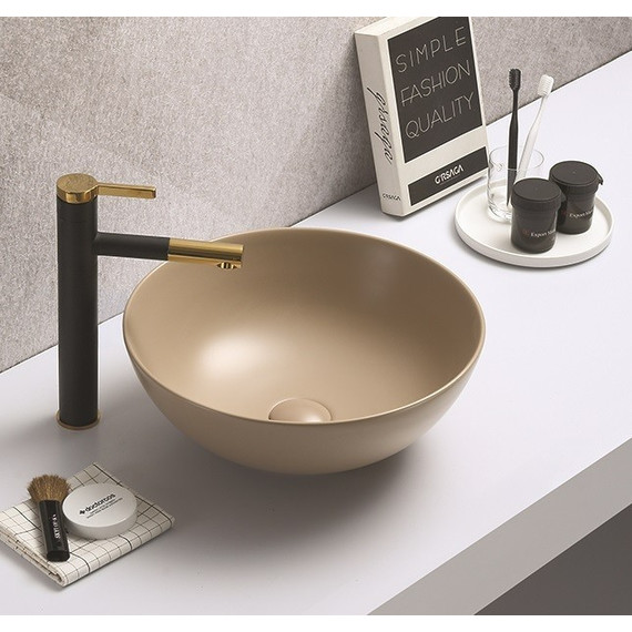 Раковина-чаша CeramaLux NC 41 см 104MC-1, капучино - фото 2