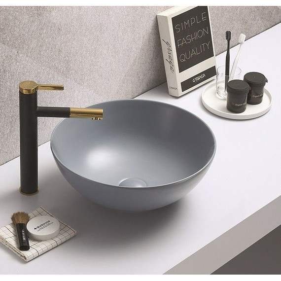 Раковина-чаша CeramaLux NC 41 см 104MHL-4, голубой - фото 2