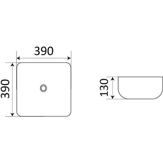 Раковина-чаша CeramaLux NC 39 см 2106, черный матовый - фото, картинка 3 Раковина-чаша CeramaLux NC 39 см 2106, черный матовый - фото 3