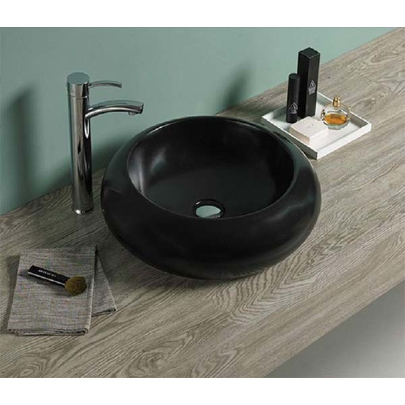 Раковина-чаша CeramaLux NC 49 см 7031AMB, черный матовый - фото 3