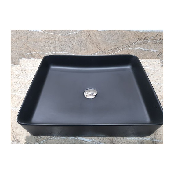 Раковина-чаша CeramaLux NC 50 см 7050KMB, черный матовый - фото, картинка 2 Раковина-чаша CeramaLux NC 50 см 7050KMB, черный матовый - фото 2