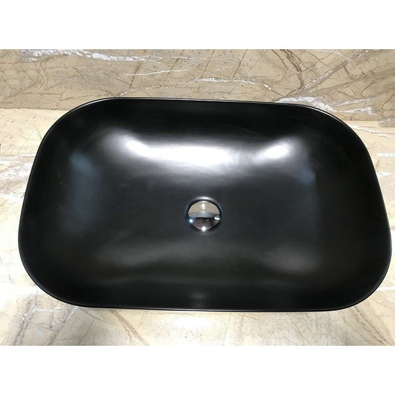 Раковина-чаша CeramaLux NC 61 см 78106MB, черный матовый - фото 2