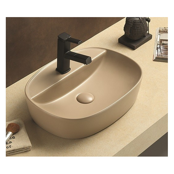 Раковина-чаша CeramaLux NC 50 см 78239XMC-1, капучино - фото 2