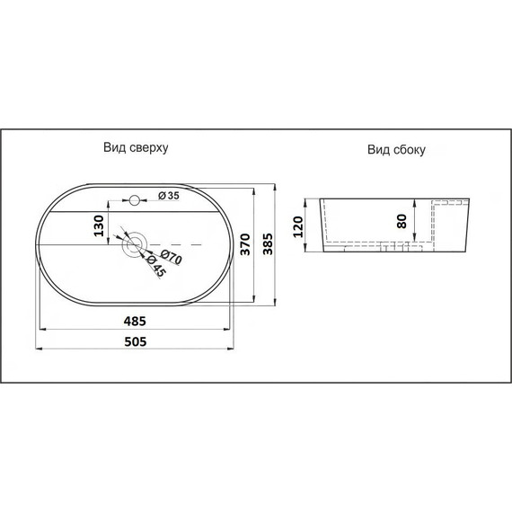 Раковина-чаша CeramaLux NC 50 см 78239XMLG-6, зеленый - фото, картинка 3 Раковина-чаша CeramaLux NC 50 см 78239XMLG-6, зеленый - фото 3