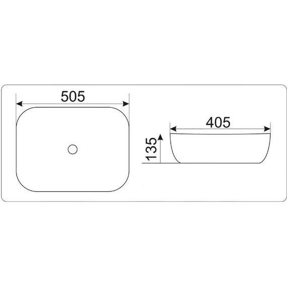 Раковина-чаша CeramaLux LuxeLine 50 см D1302H022, черный/золотой - фото, картинка 4 Раковина-чаша CeramaLux LuxeLine 50 см D1302H022, черный/золотой - фото 4