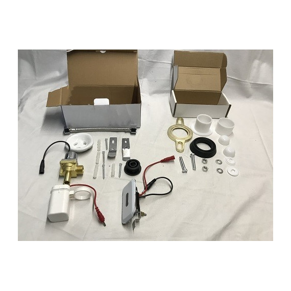 Писсуар подвесной сенсорный CeramaLux X529P (слив в стену) - фото 5