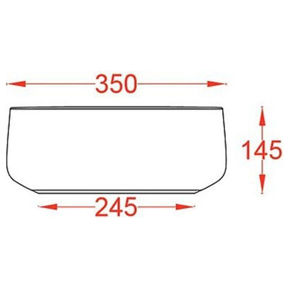 Раковина-чаша ArtCeram Cognac 35 см COL004 17 00 nero matt, чёрный матовый - фото 3