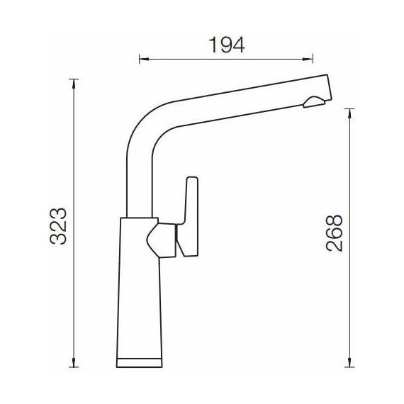 Смеситель для кухни Schock SC-540 710523, хром/мокка - фото 2