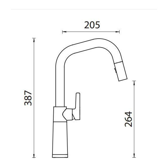 Смеситель для кухни Schock SC-530-D 710481, хром/поларис - фото 2