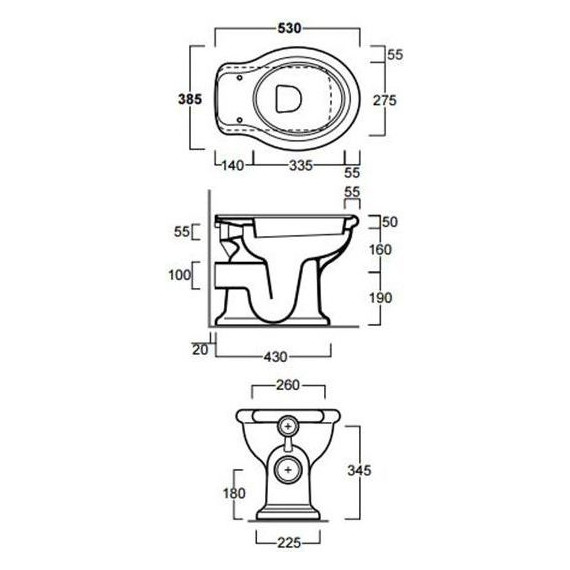 Унитаз приставной Simas Lante LA02bi - фото 5