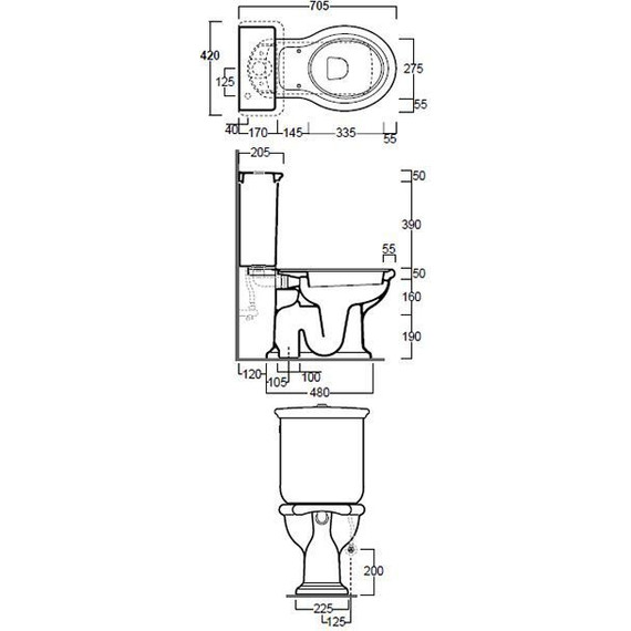 Унитаз-компакт Simas Lante LA07bi - фото 5