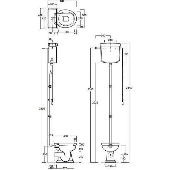 Унитаз-компакт Simas Londra LO911bi (высокий бачок) - фото 5