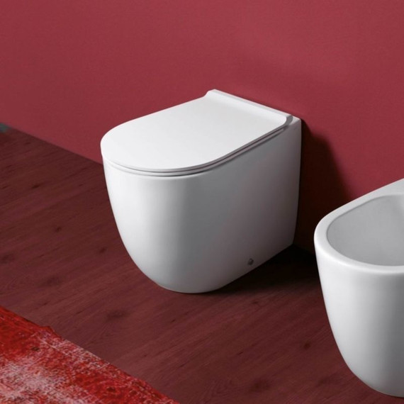 Унитаз приставной безободковый Simas Vignoni VI01bi - фото 4