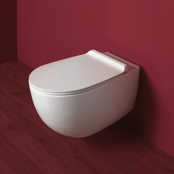 Унитаз подвесной безободковый Simas Vigoni VI18bi matt - фото 2