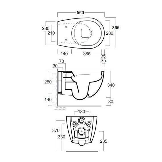 Унитаз подвесной безободковый Simas Vigoni VI18bi matt - фото 4