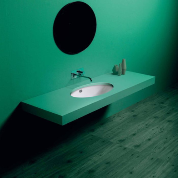 Раковина врезная под столешницу Simas Lft Spazio 66 см LFT74bi - фото, картинка 2 Раковина врезная под столешницу Simas Lft Spazio 66 см LFT74bi - фото 2