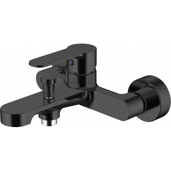 Смеситель для ванны Aquanet Passion AF300-20B, чёрный матовый - фото 