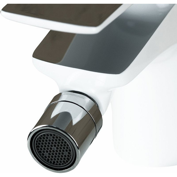 Смеситель для биде Lemark Allegro LM5908CW, хром/белый - фото 4