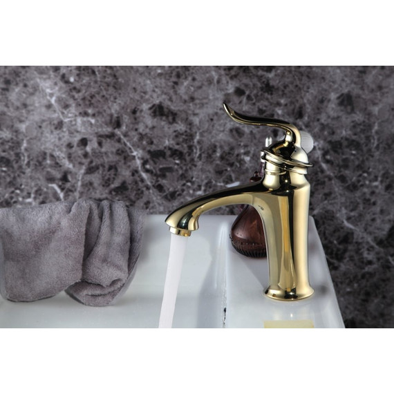 Смеситель для раковины Lemark Brava LM4706G, золото - фото 7