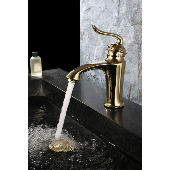 Смеситель для раковины Lemark Brava LM4706G, золото - фото 8