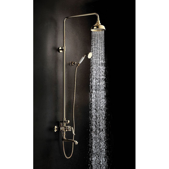 Душевая стойка Lemark Brava LM4762G, золото - фото 3