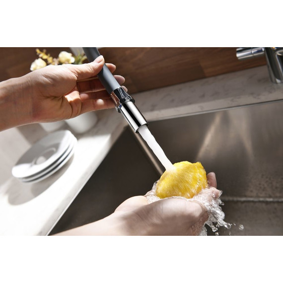 Смеситель для кухни Lemark Comfort LM3071C-Gray, хром/серый - фото 3